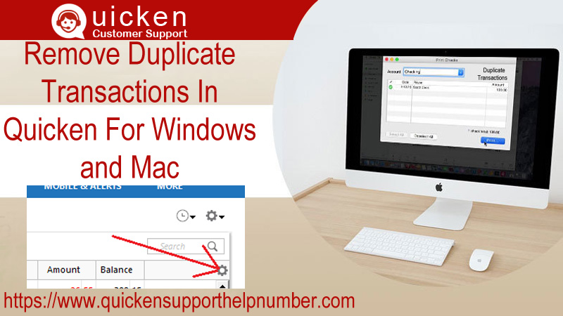 why does the balance not appear quicken for mac